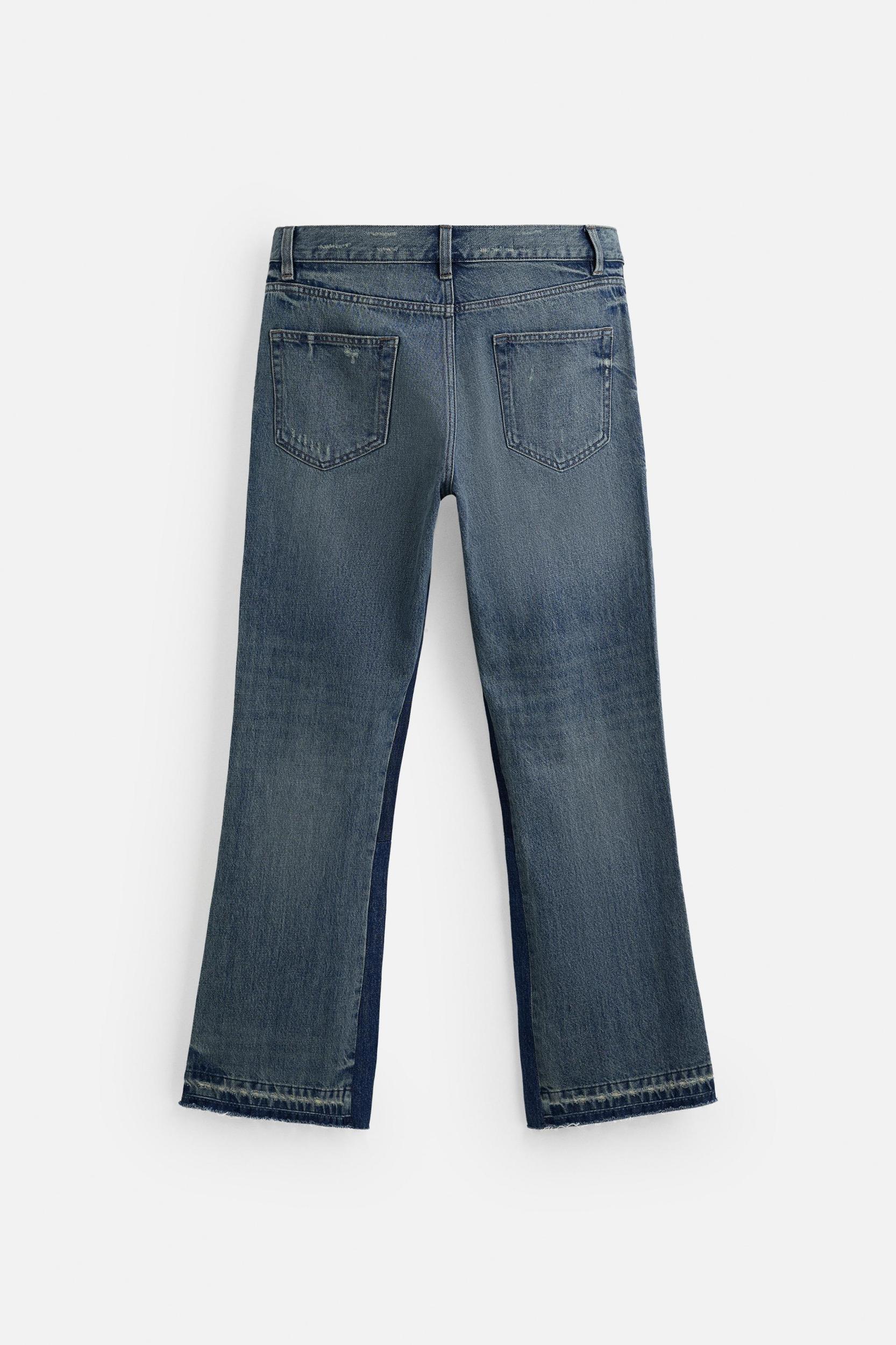 PATCHWORK FLARE FIT JEANS Product Image