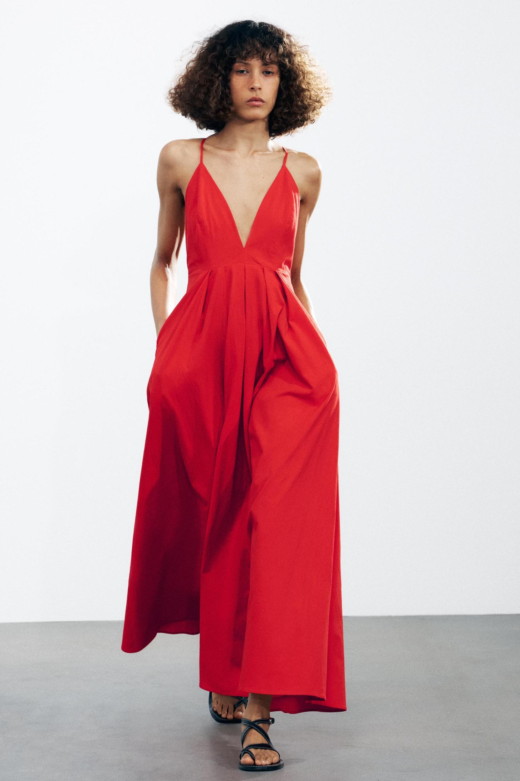 OPEN BACK DRESS ZW COLLECTION Product Image