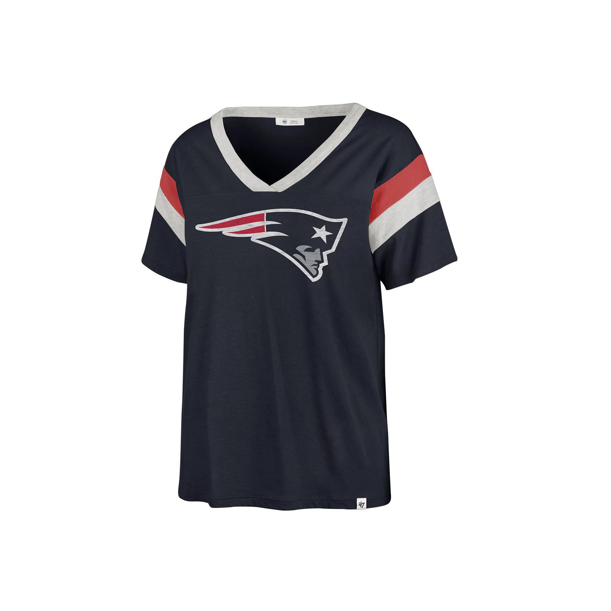 Women's '47 Black Tampa Bay Buccaneers Phoenix V-Neck T-Shirt, Size: Small Product Image
