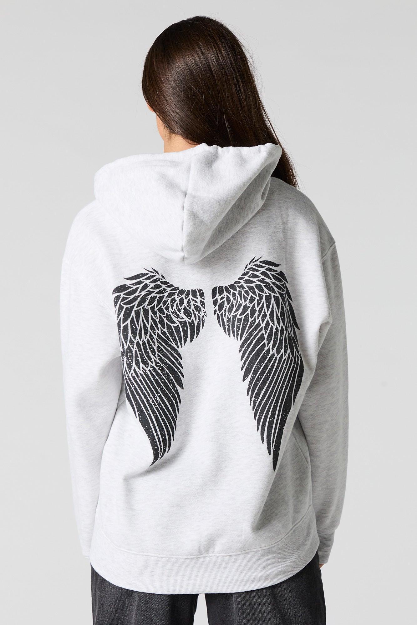 Graphic Fleece Zip-Up Hoodie Female Product Image