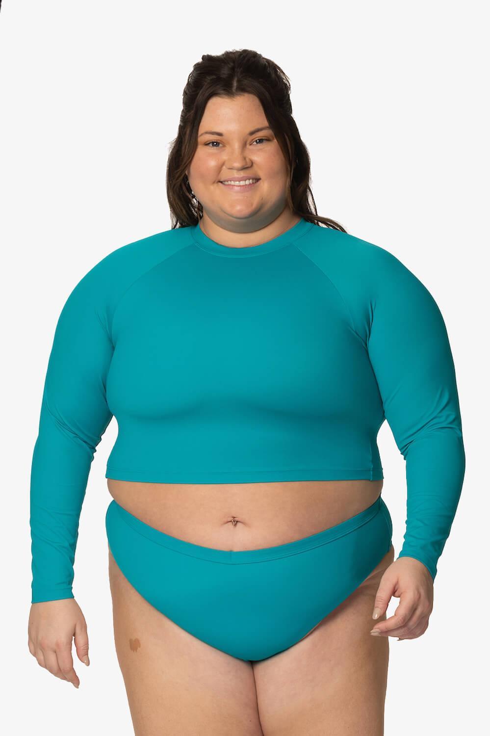 Final Sale Moana Long Sleeved Crop Rashguard Product Image