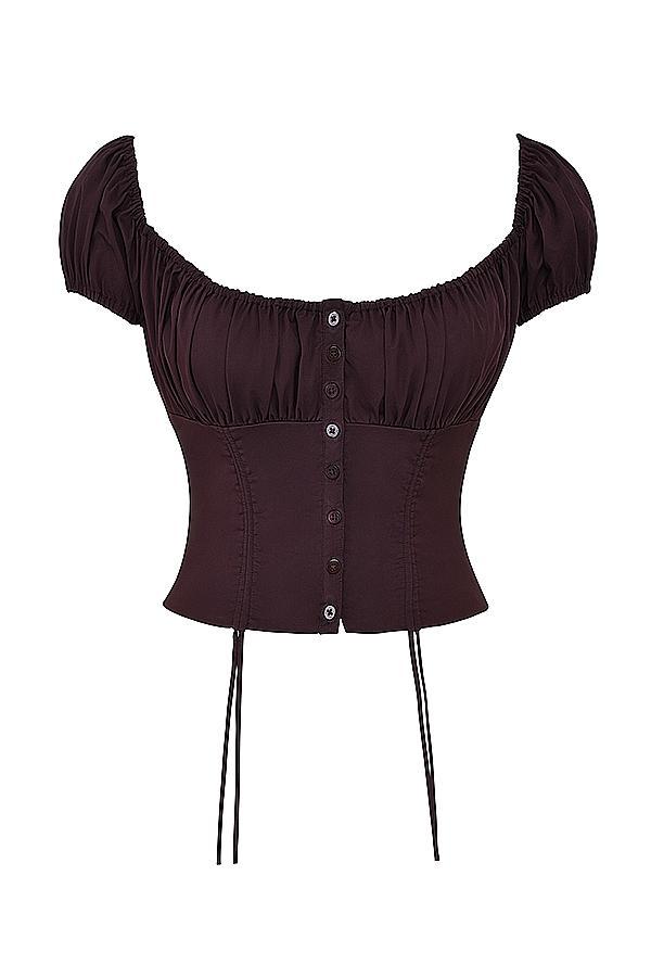 Marcia  olive ruffle mini dress Product Image