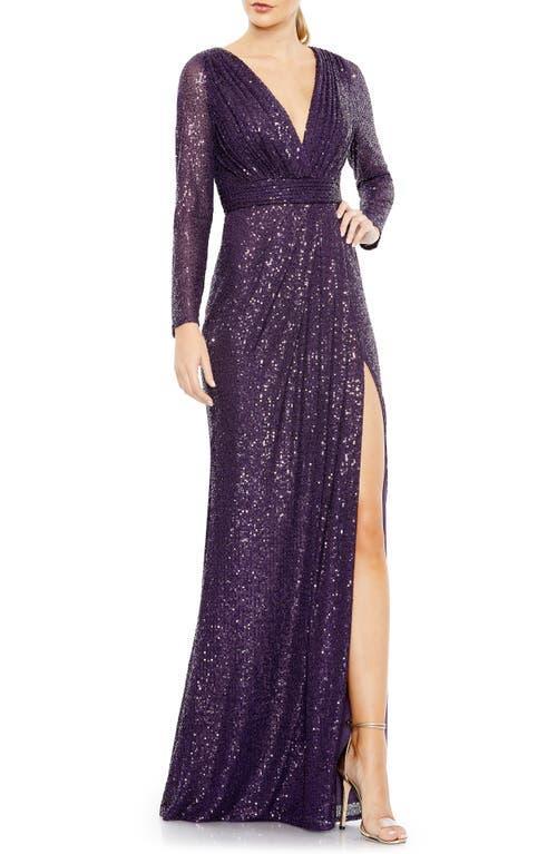 Womens Sequined Evening Gown Product Image