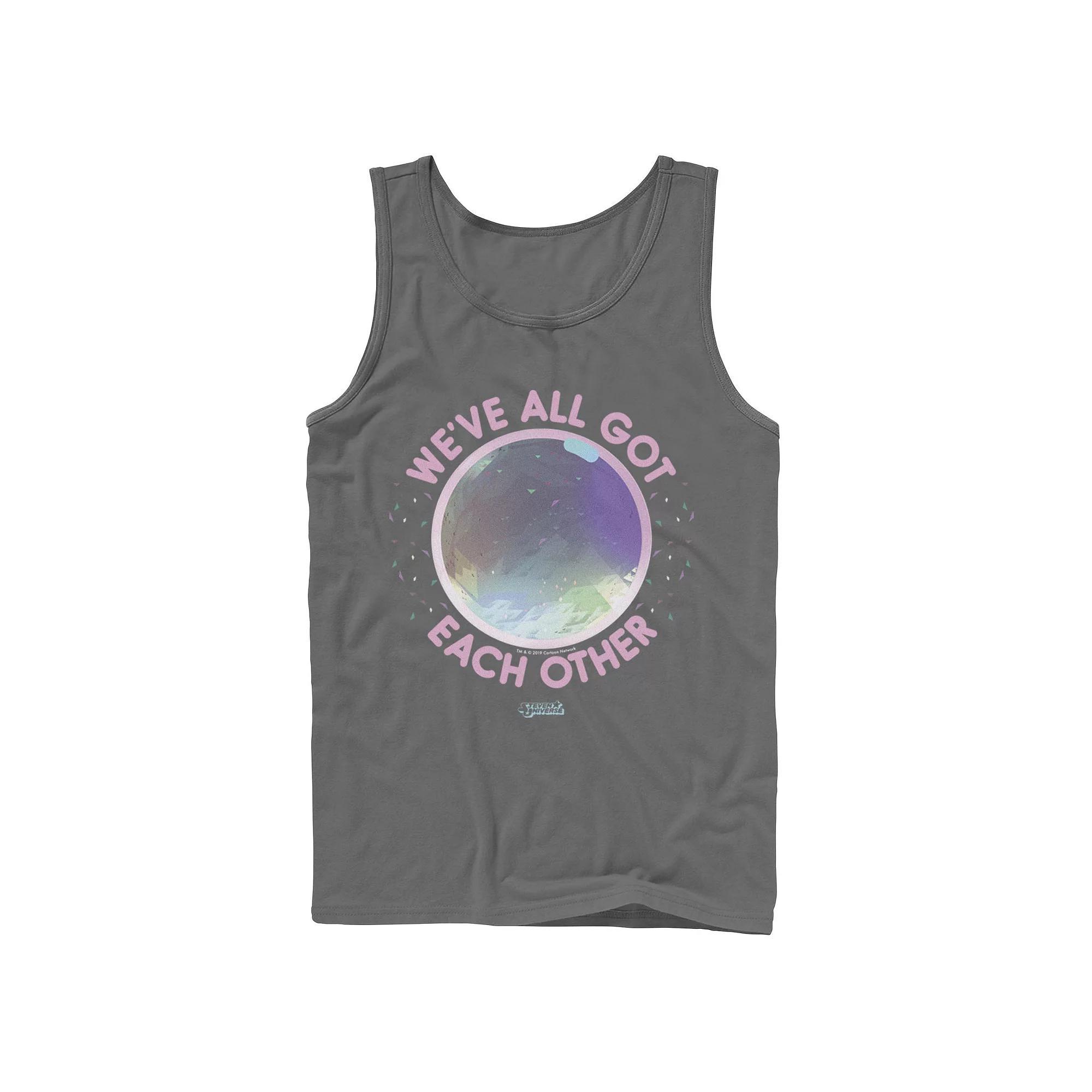 Men's Cartoon Network Steven Universe We've All Got Each Other Tank Top, Size: Large, Black Product Image