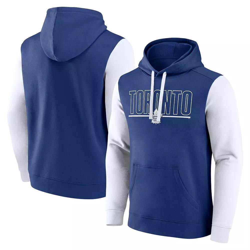 Men's Blue Toronto Maple Leafs Deliver Fleece Pullover Hoodie, Size: 2XL, Mpl Blue Product Image