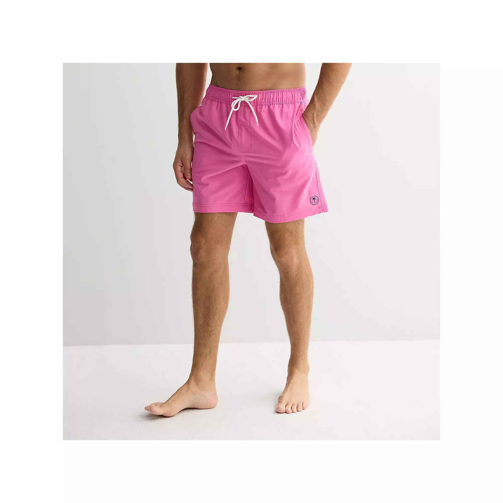 Men's Trinity Coast 7-Inch Swim Trunks, Size: Large 7 INCH, Wild Orchid Product Image