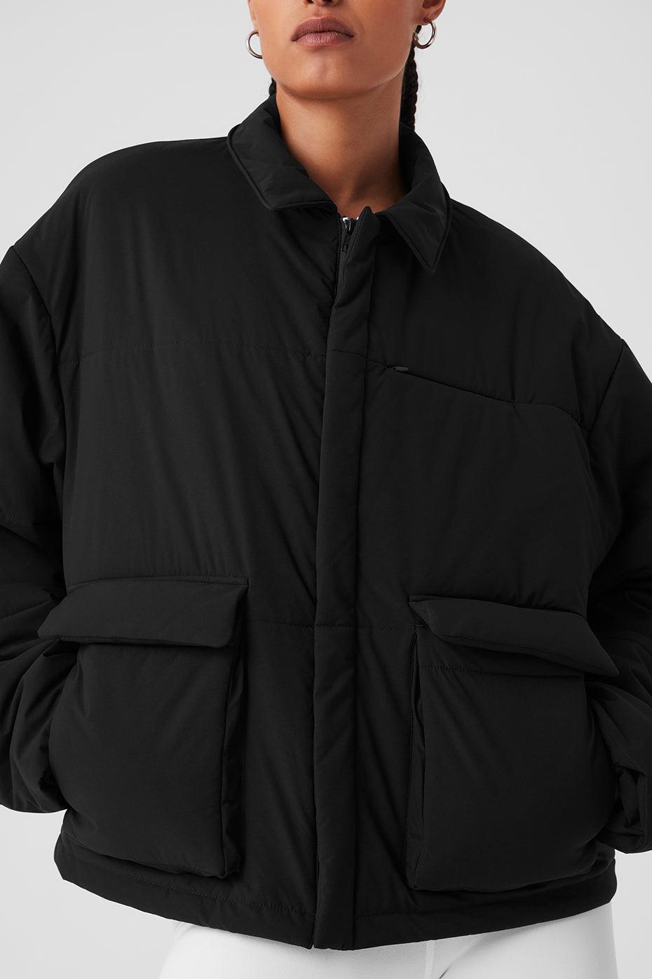 Voyage Utility Cargo Jacket - Black Product Image