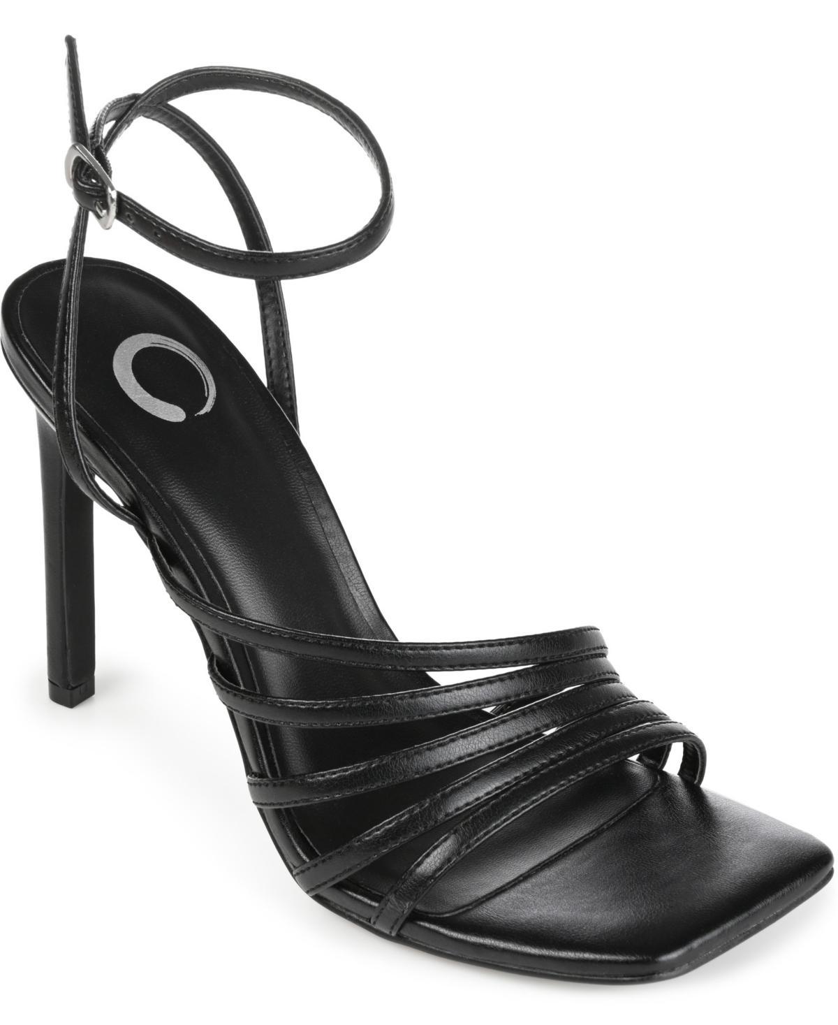 Journee Louella Women's Tru Comfort Foam™ High Heel Dress Sandals, Size: 10, Yellow Product Image