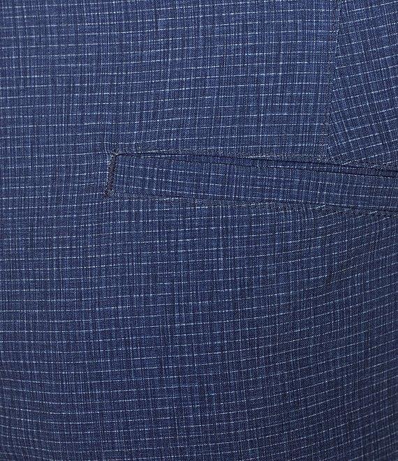 Roundtree & Yorke Performance Classic Fit Flat Front 9#double; Grid Heathered Shorts Product Image