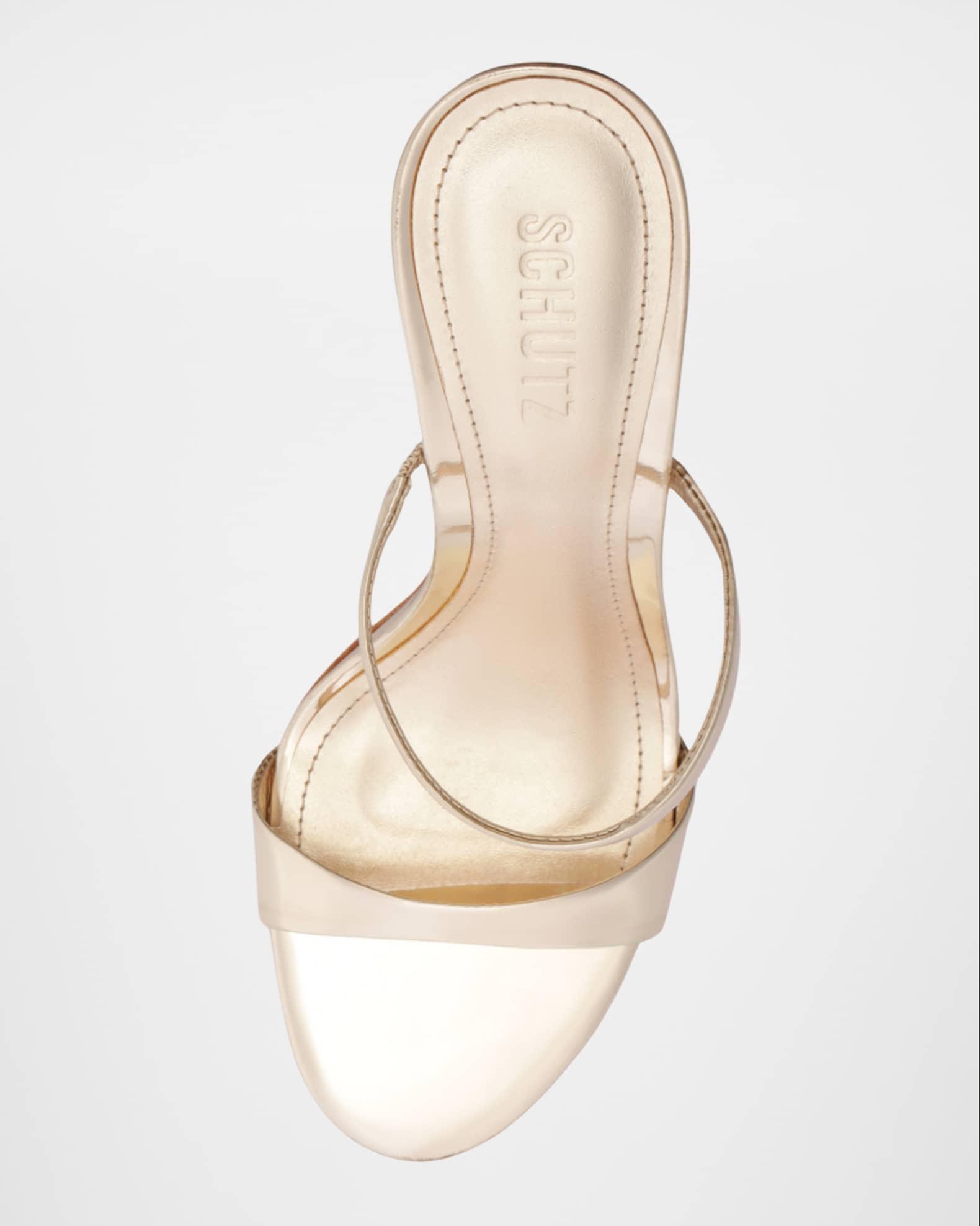 Jessica Leather Stiletto Mule Sandals Product Image