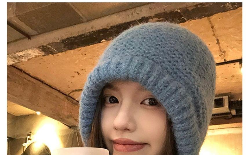 Plain Knit Hat Product Image