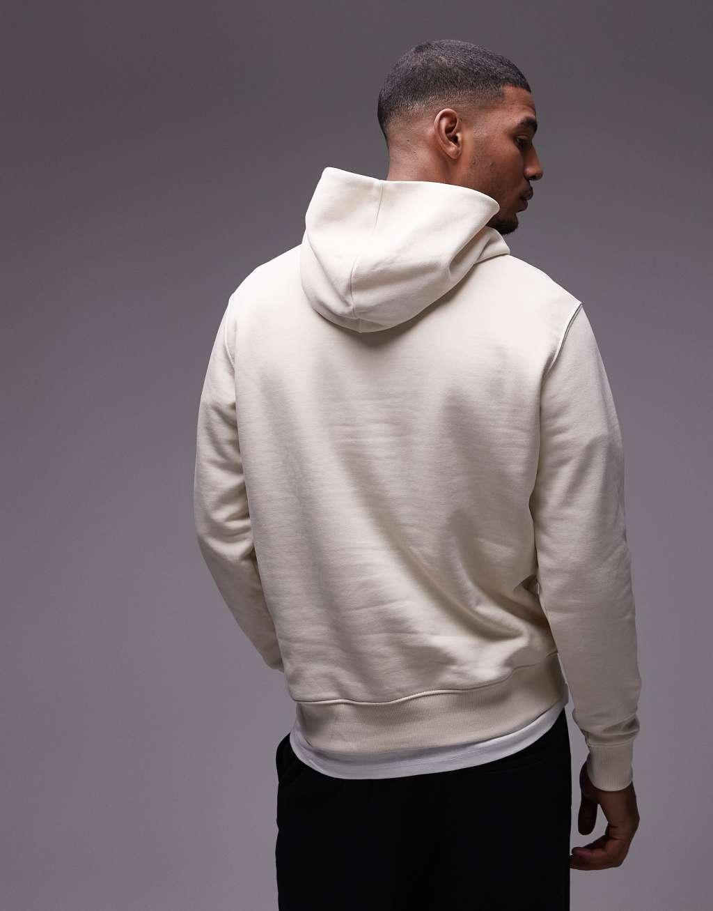 Mango hoodie in ecru Product Image