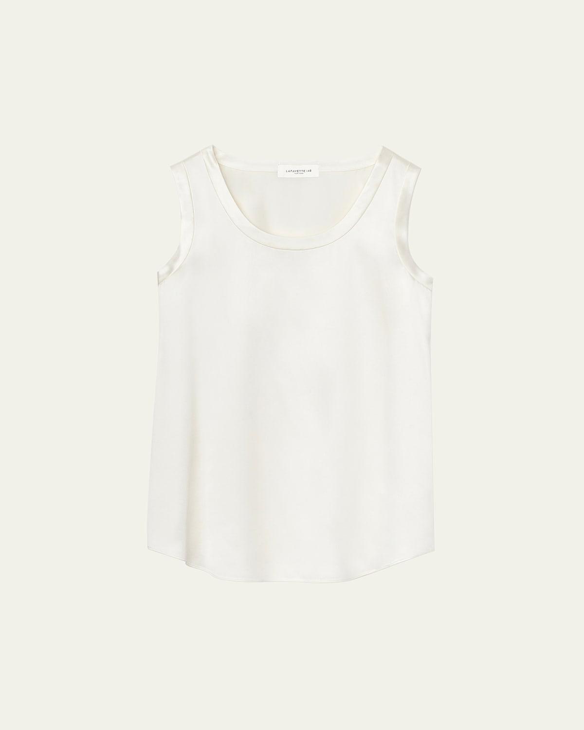 Lafayette 148 New York Reversible Perla Silk Blouse Product Image