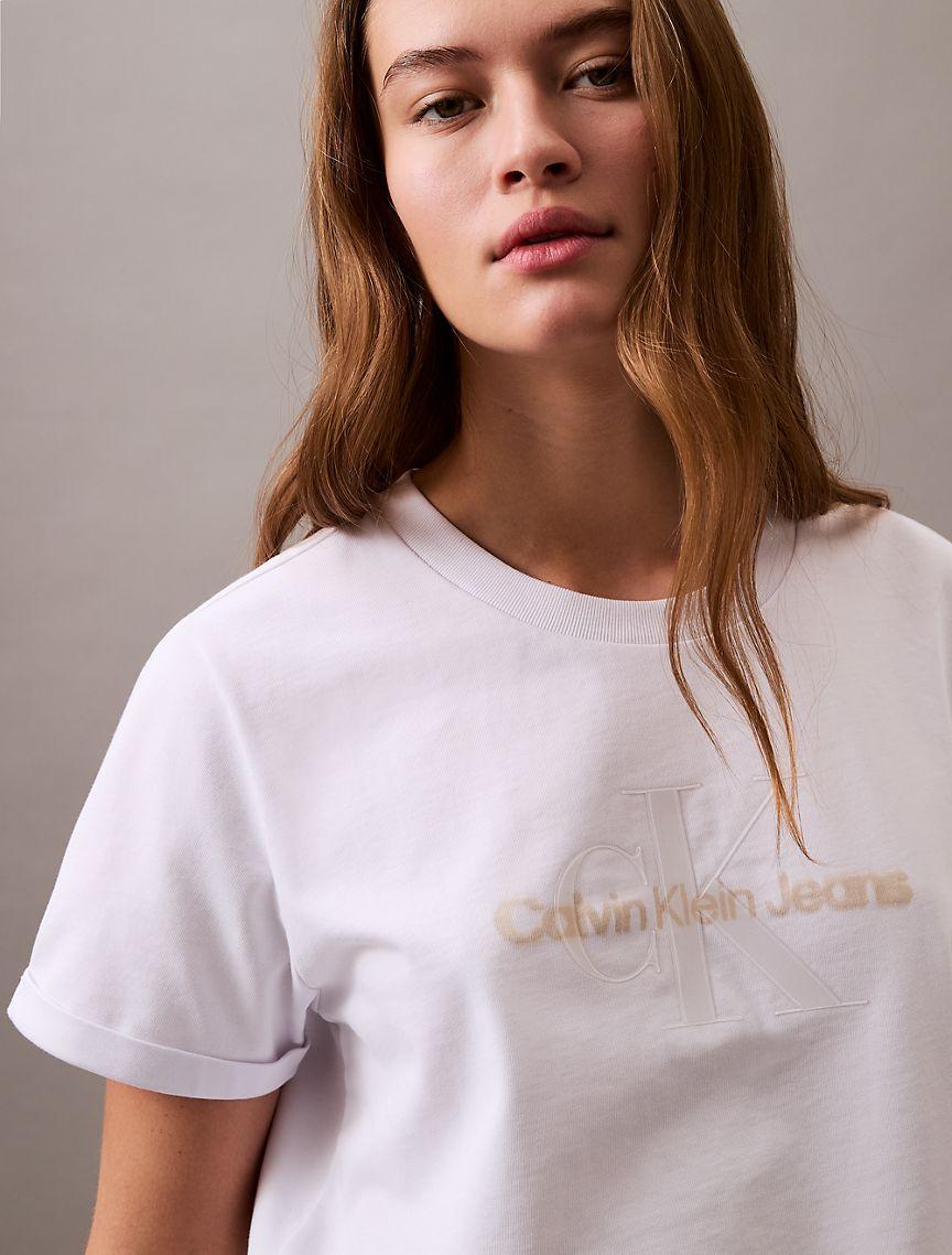 Monogram Logo Cropped Classic T-Shirt Product Image