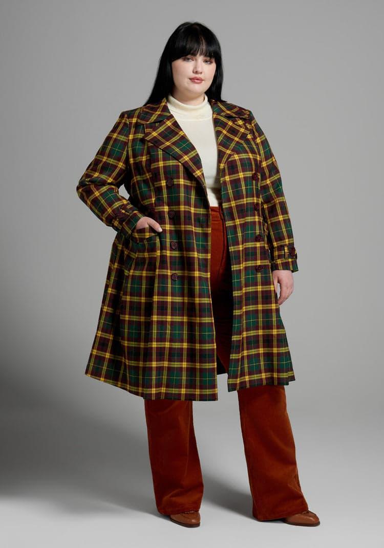 Skirting The Issue Trench Coat Product Image