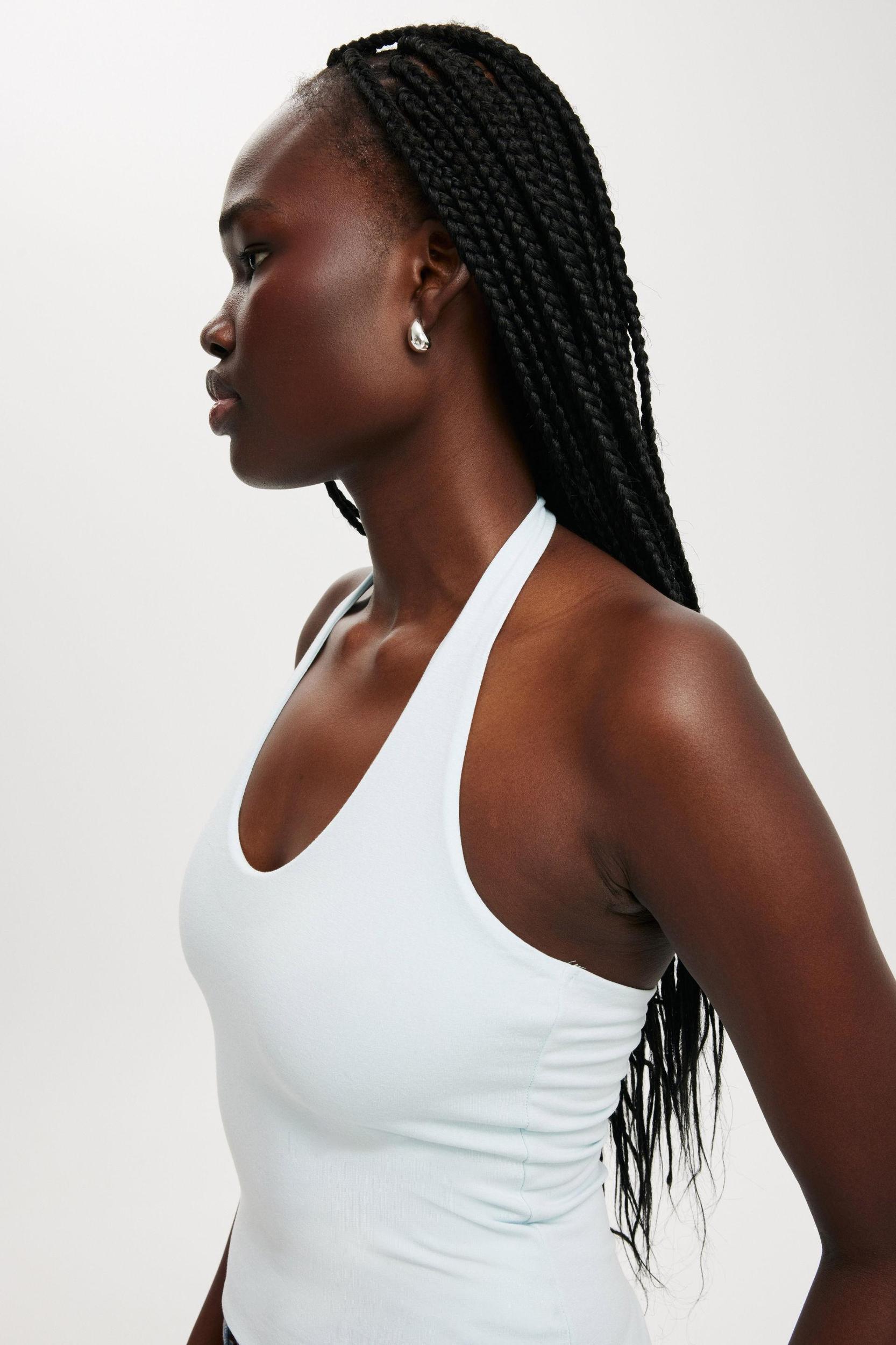 Cotton On Women - All Day V Neck Halter - White Product Image