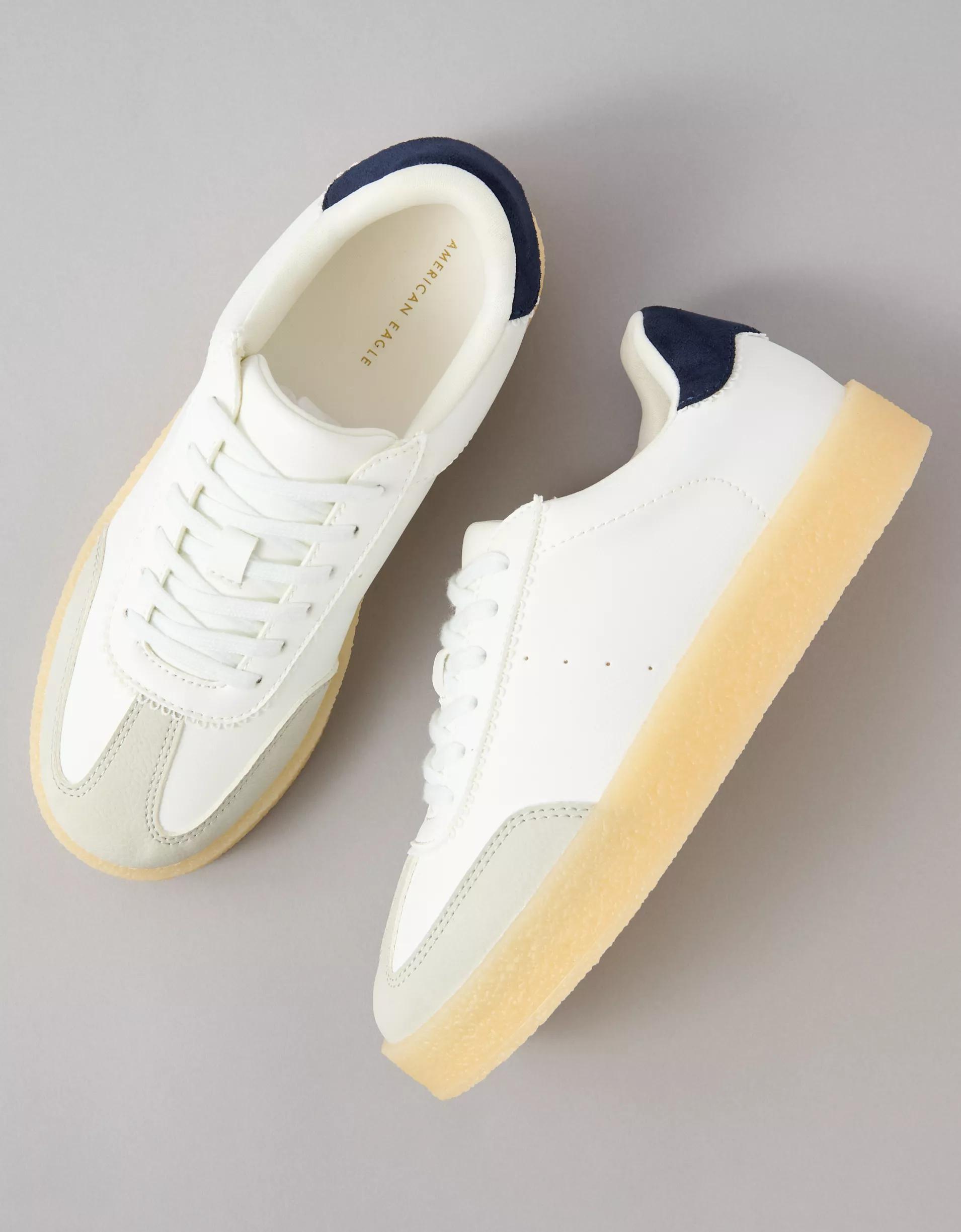 AE Faux Crepe Retro Sneaker Product Image