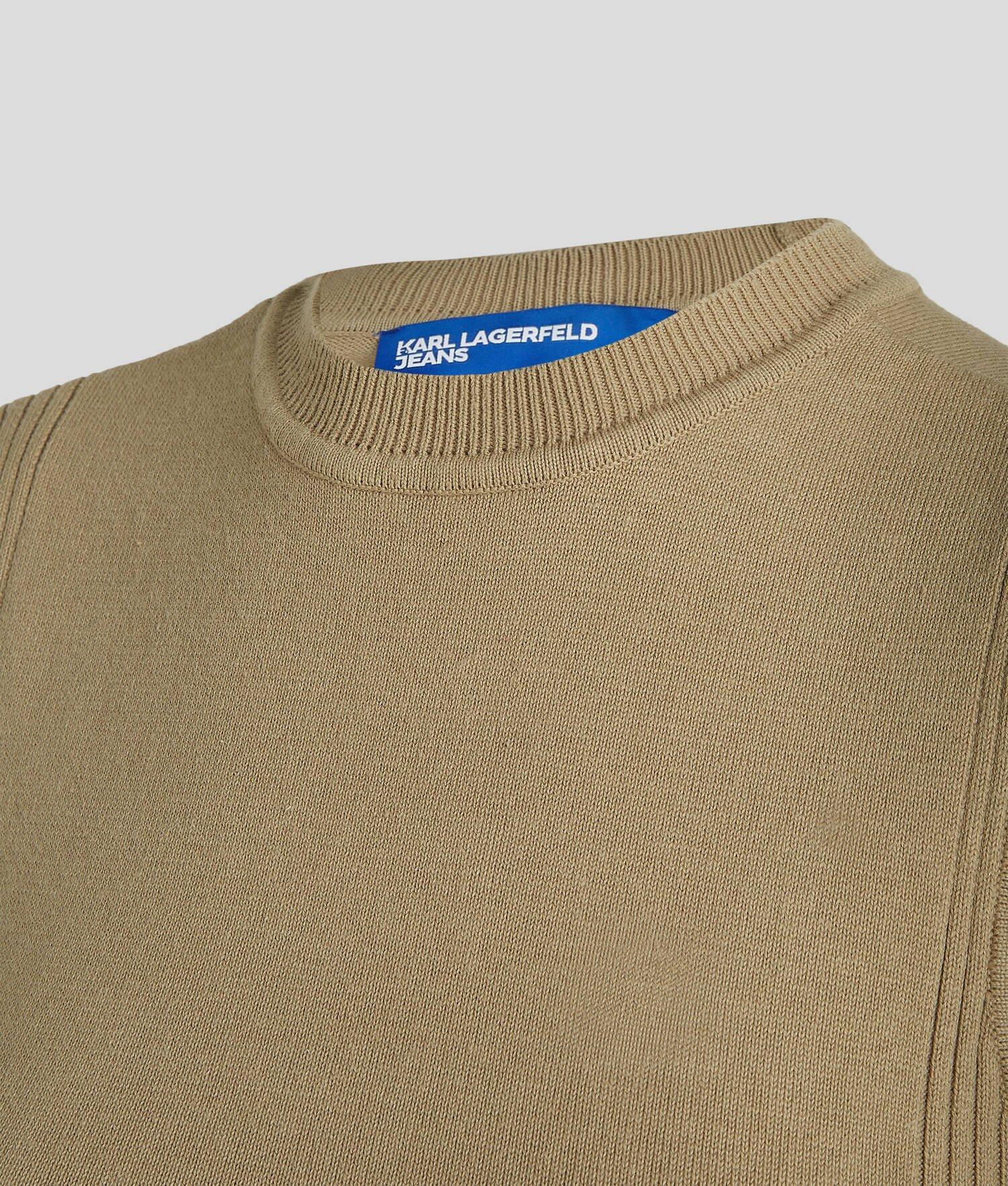 KLJ CUT-OUT BACK KNIT TOP Product Image