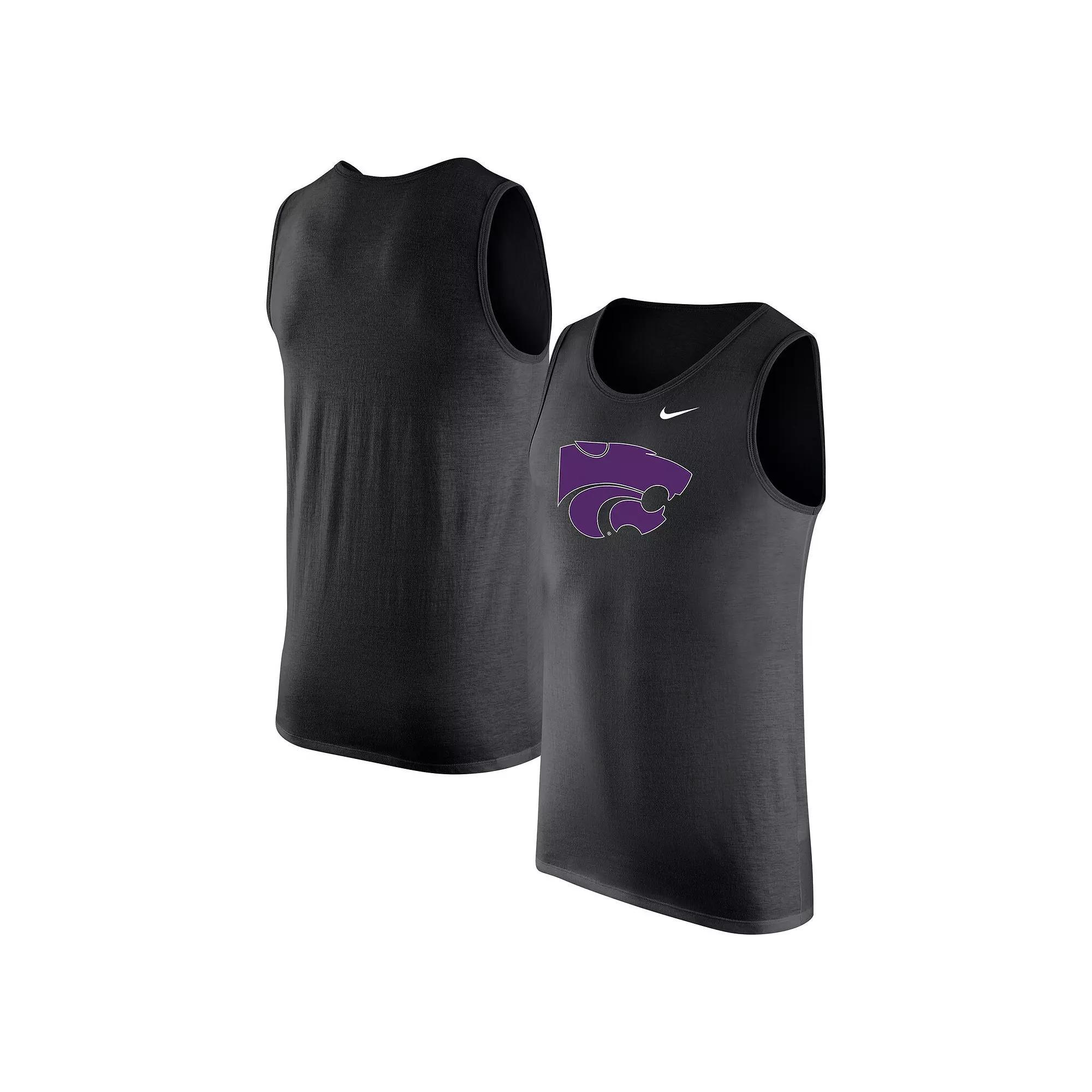 Men's Nike Black Kansas State Wildcats Tank Top, Size: Large Product Image