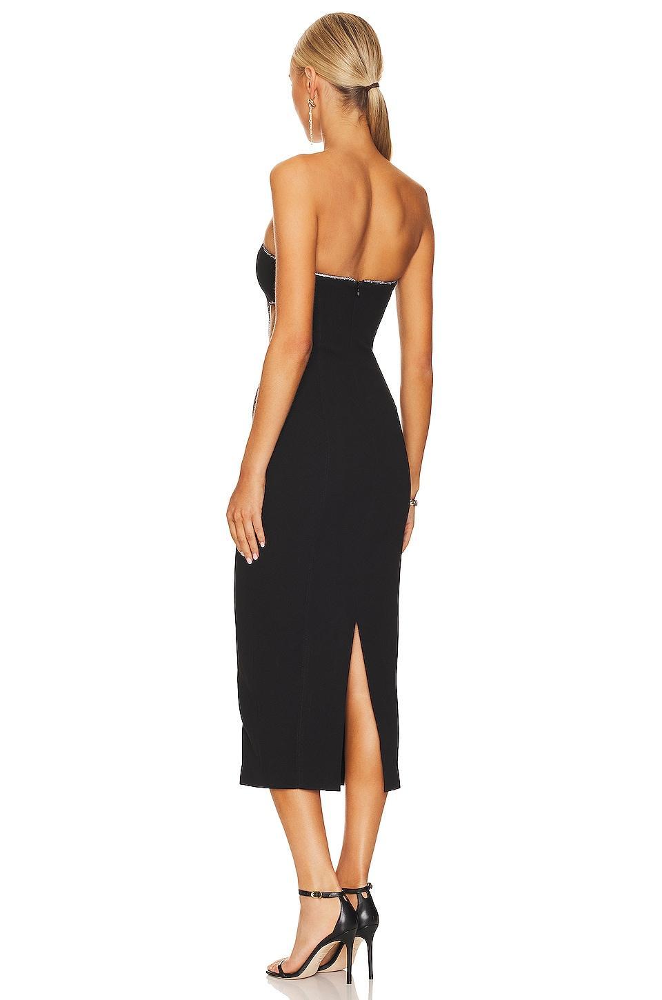 Azzurra Bonded Crepe Dress MISHA Product Image