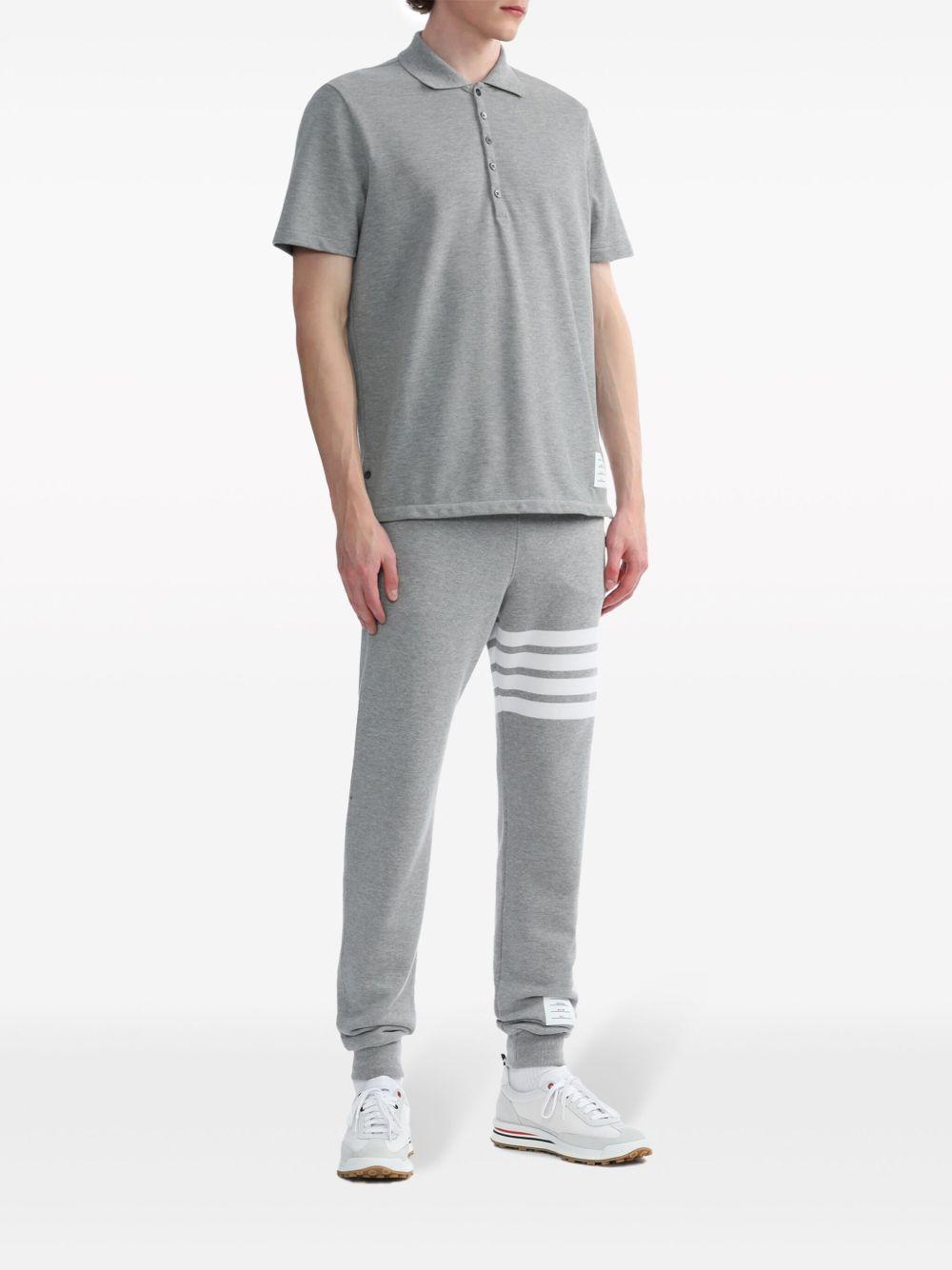 Center-Back Stripe Piqué polo top Product Image