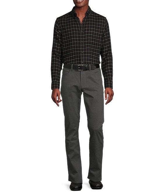 Cremieux Blue Label Chamonix Collection Small Plaid Moleskin Long Sleeve Woven Shirt Product Image