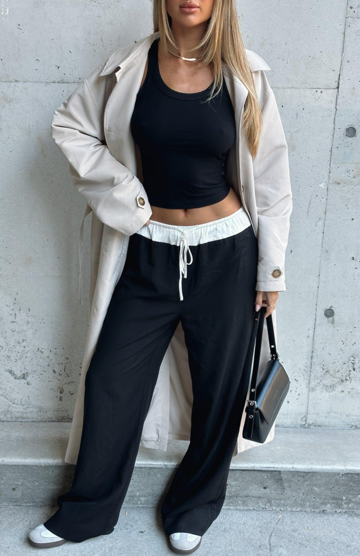 Pushing Buttons Pants Black Product Image