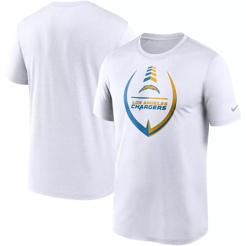 Men's Nike White Los Angeles Chargers Icon Legend Performance T-Shirt, Size: XL Product Image