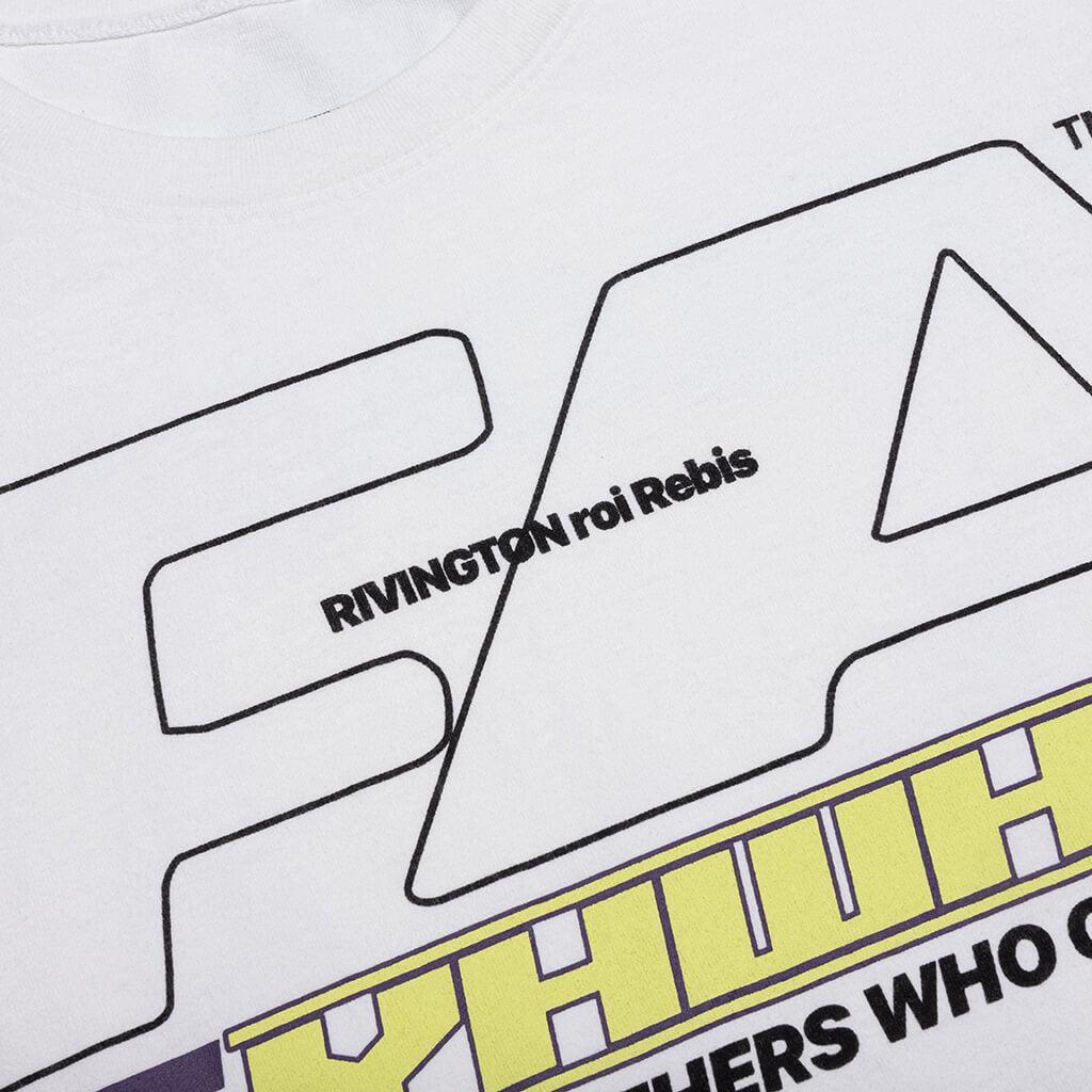His Own Racing L/S Tee - Optic White Male Product Image