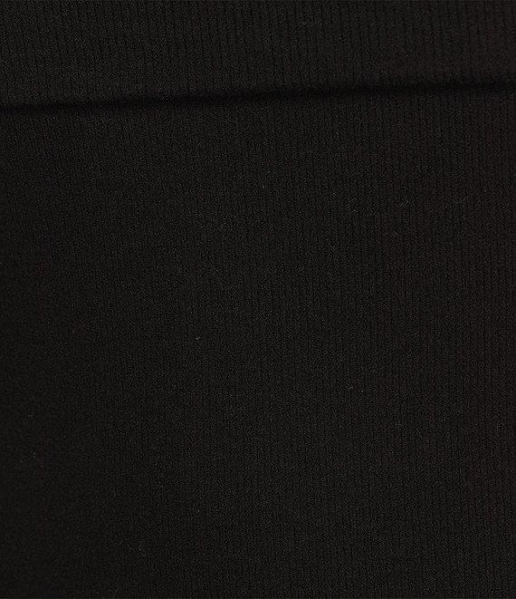 Every Knit Ruched Off Shoulder Long Sleeve Sweater Top Product Image