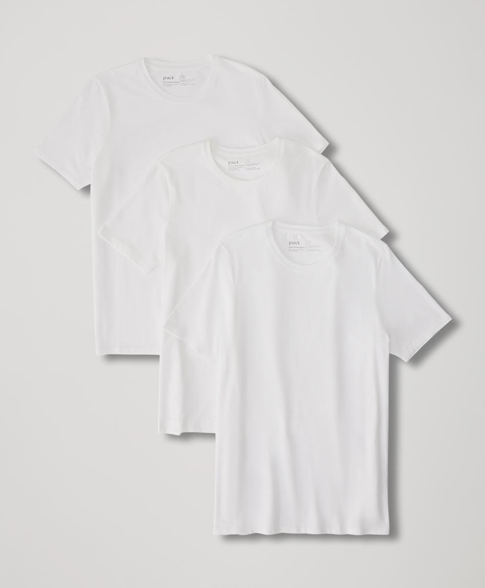 Mens Cool Stretch Crew Undershirt 3-Pack S Product Image