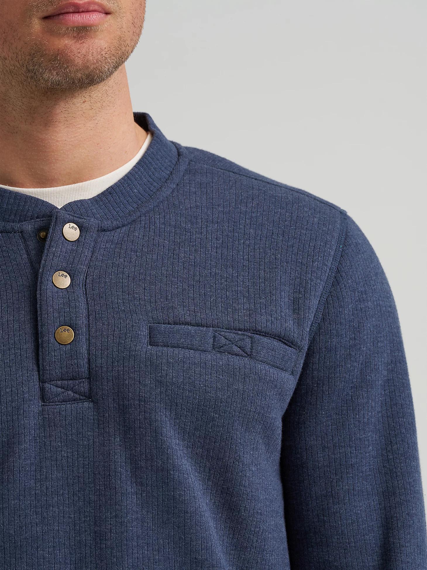 Men's Drop Needle Sherpa Lined Henley | Men's Tops & Tees | Lee® Product Image