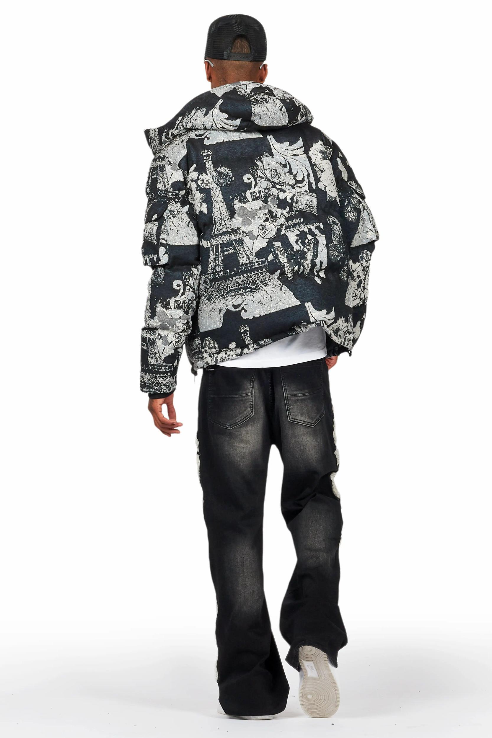 Francis Black Baggy Fit Jean Male Product Image
