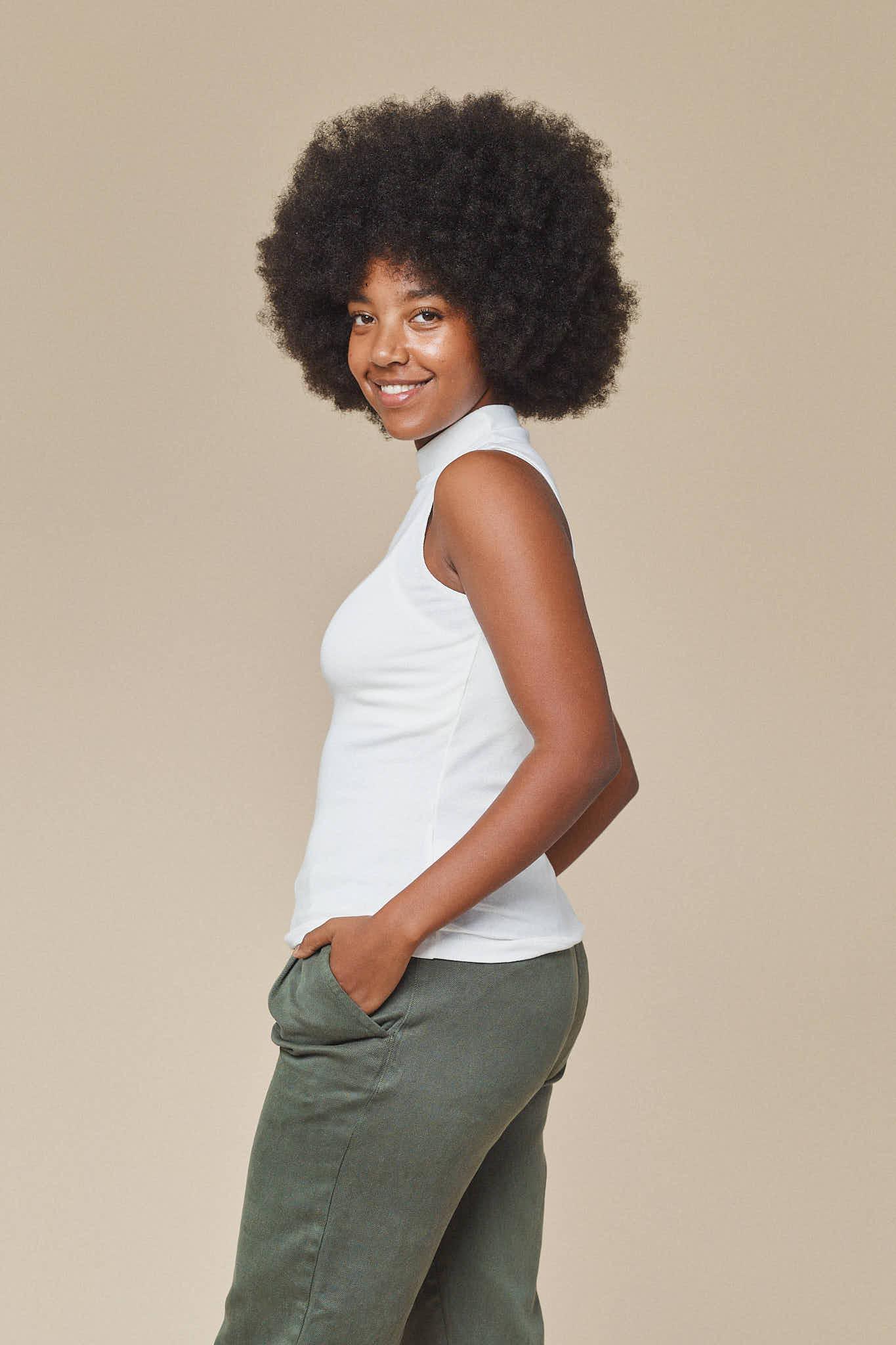 Mariposa Mock Neck Tank Female Product Image