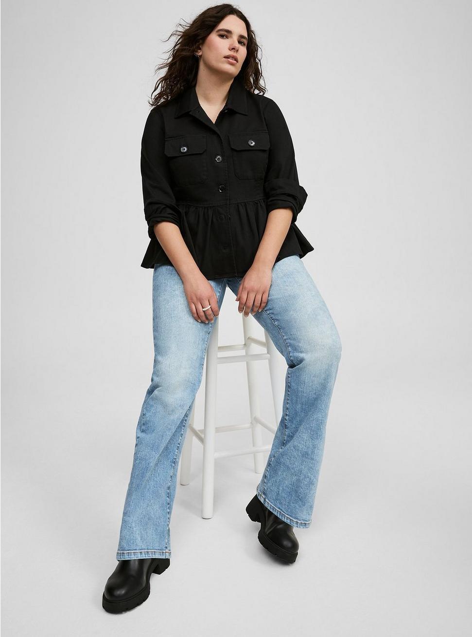 Peplum Utility Jacket Product Image