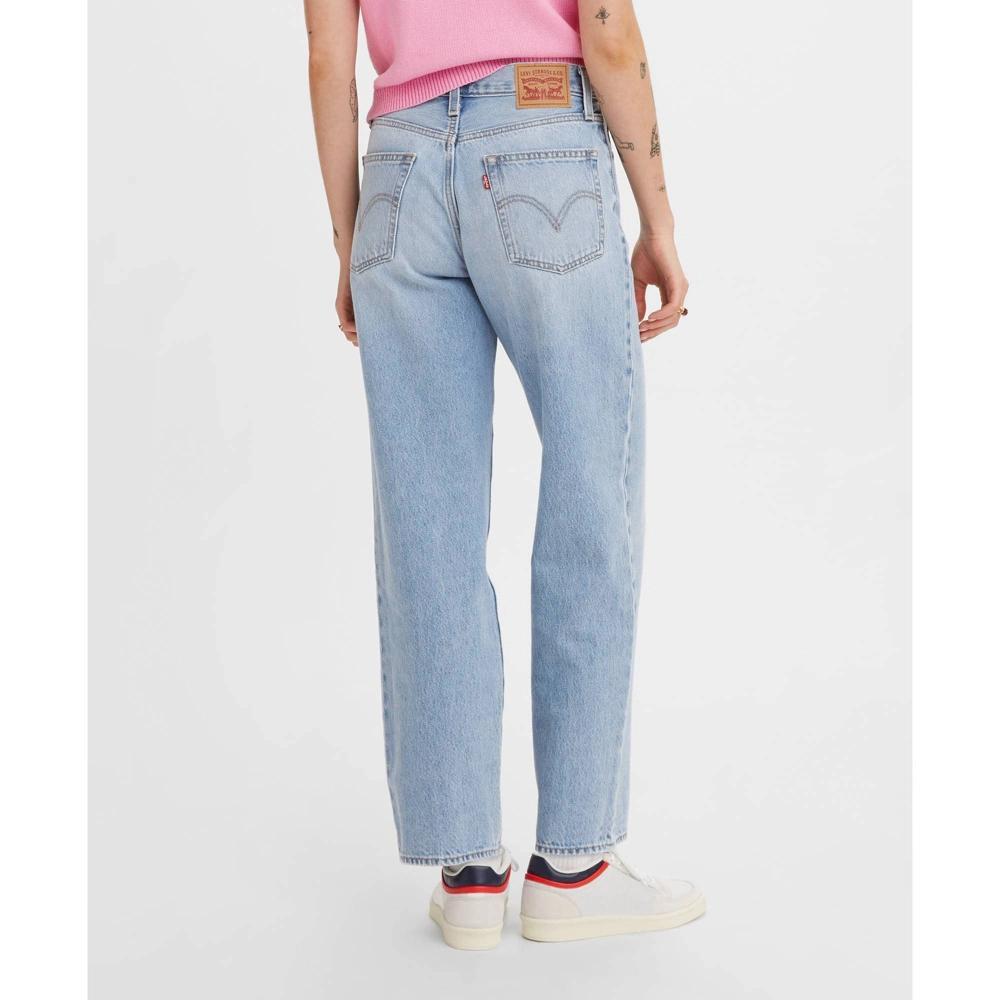 Levi's® Women's Mid-Rise '94 Baggy Straight Jeans - Light Indigo Worn In 25 Product Image