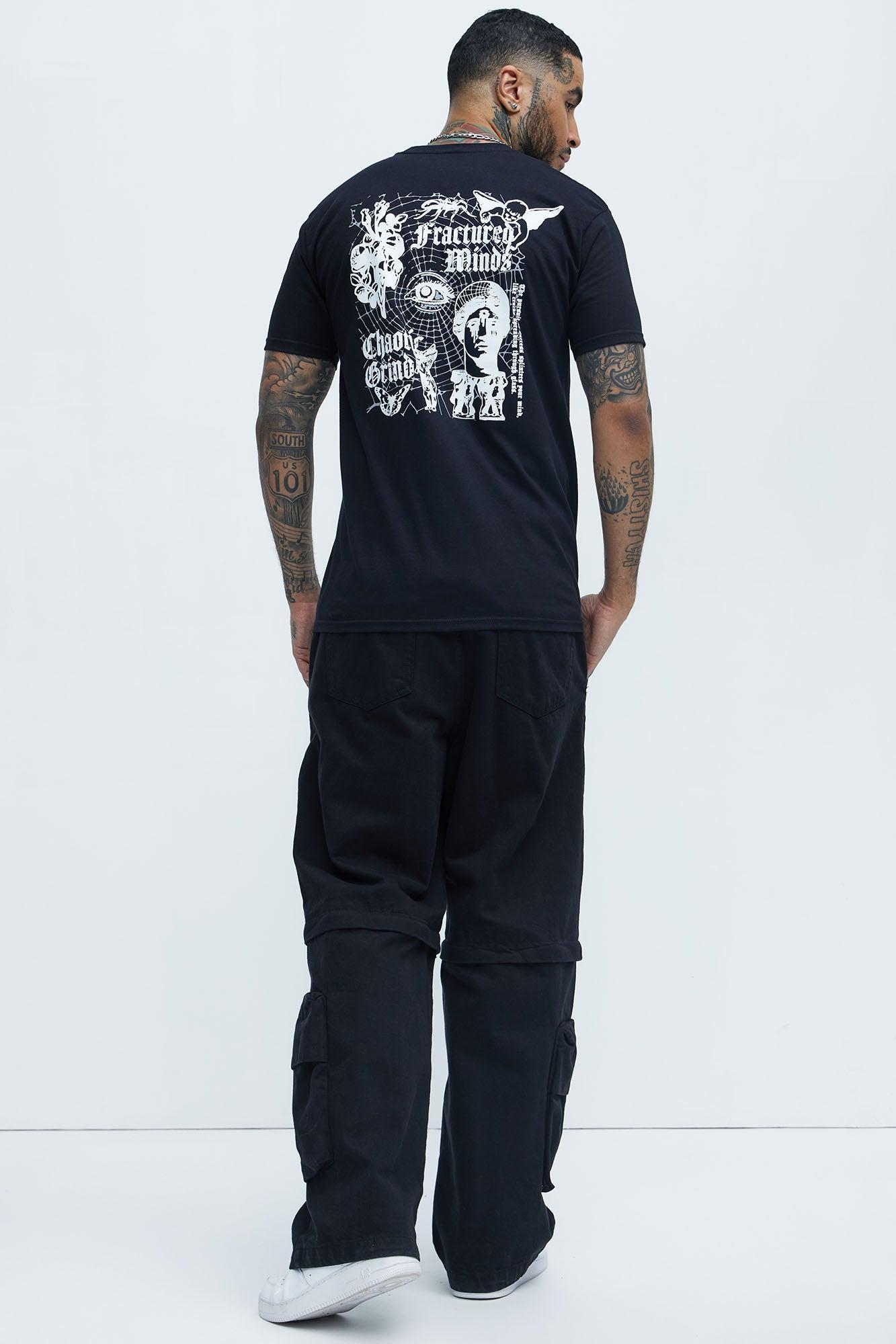 Fractured Minds Short Sleeve Tee - Black Product Image