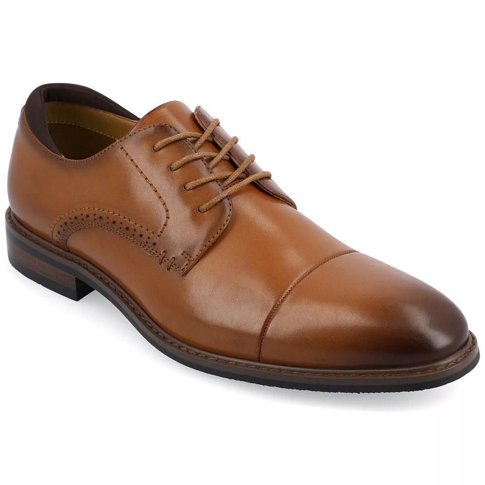 VANCE Maning Men's Tru Comfort Foam Lace-up Derby Shoes, Size: 8.5, Red Product Image