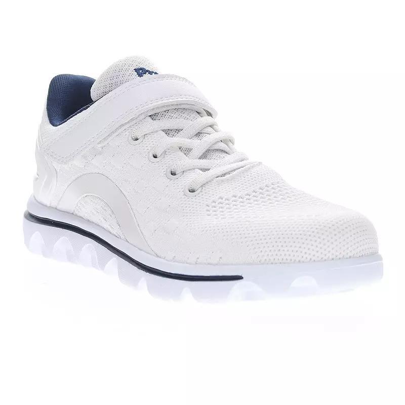 Propet TravelActiv Axial FX Women's Sneakers, Size: 10 Wide, White Navy Product Image