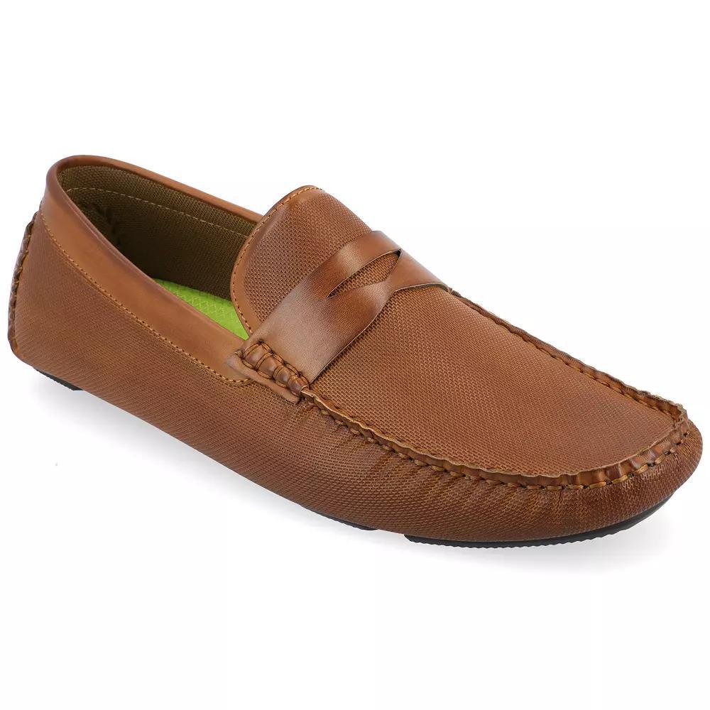 VANCE Isaiah Men's Tru Comfort Foam Driving Loafers, Size: 10.5, Red Product Image