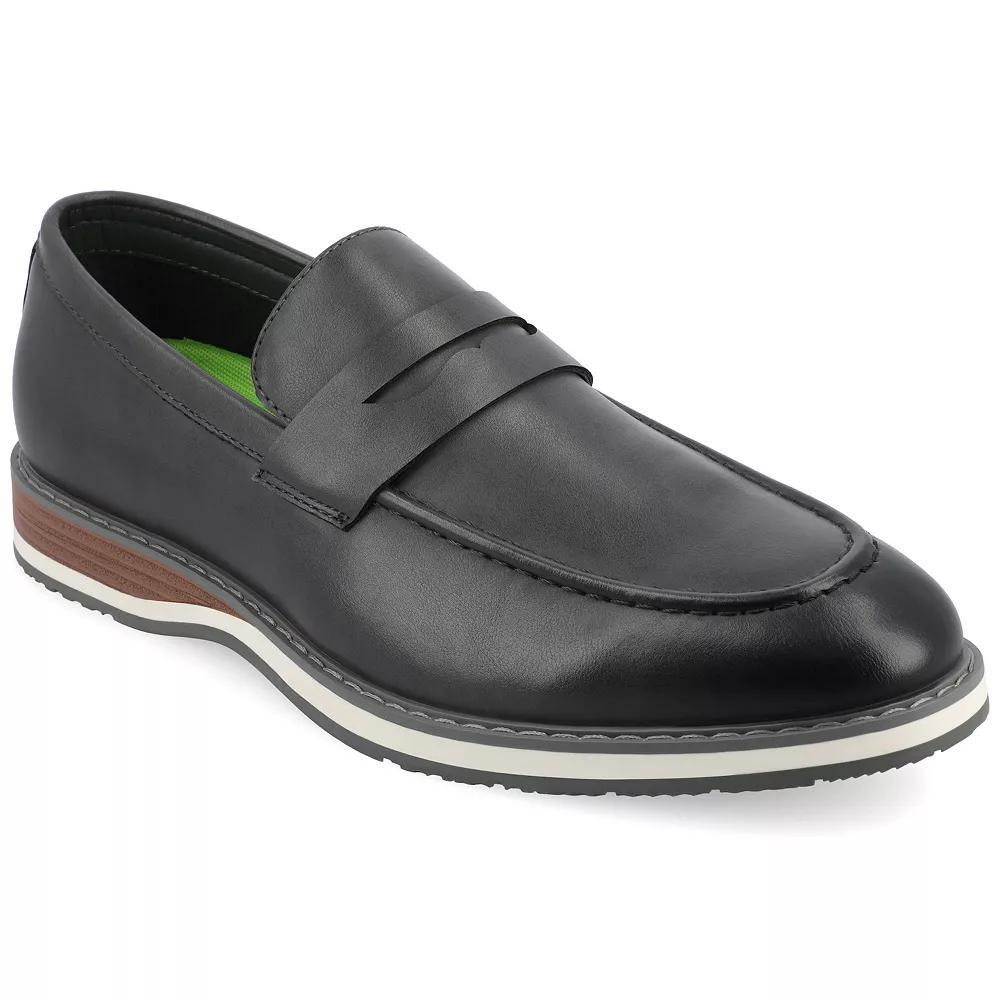 VANCE Kahlil Men's Tru Comfort Foam Slip-On Penny Loafers, Size: 9.5, Gray Product Image