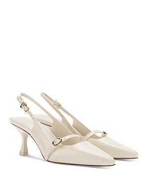 Larroude Womens Ines Pointed Toe Slingback Pumps Product Image