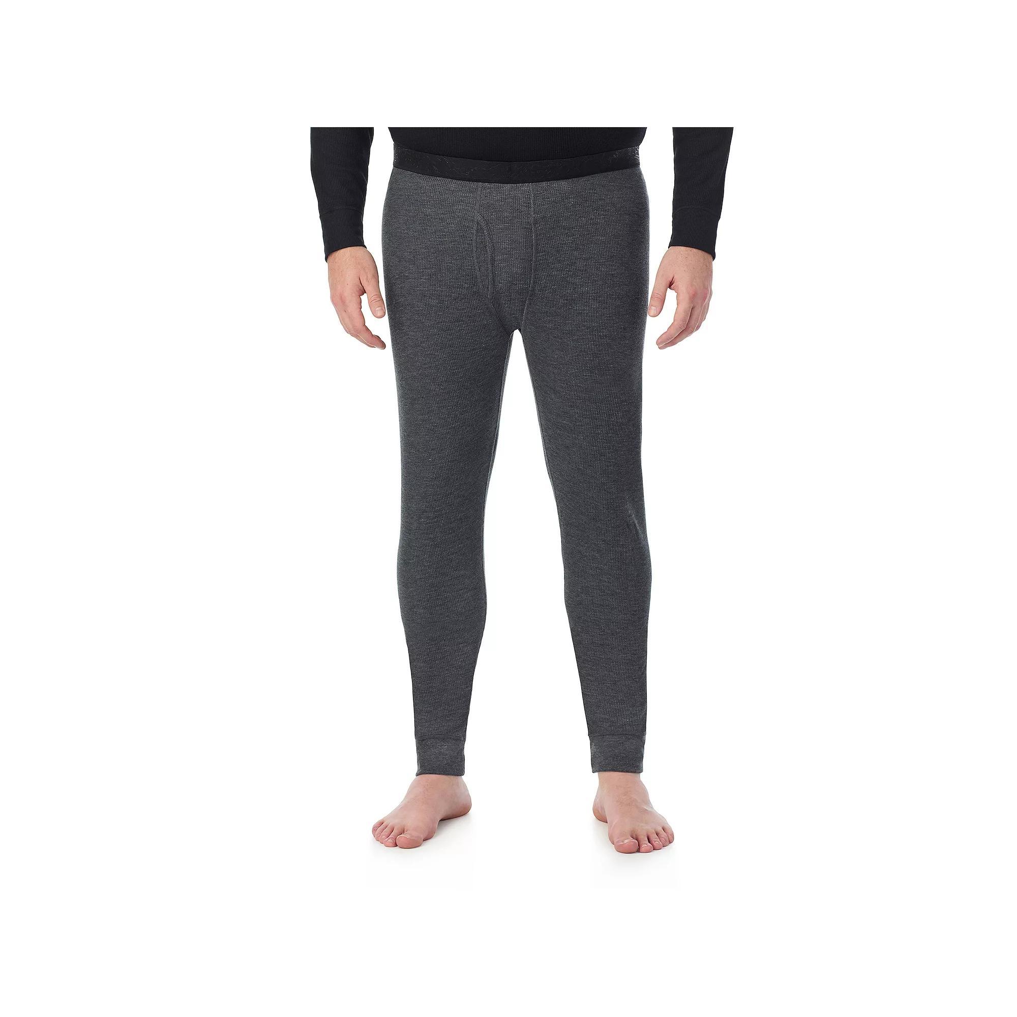 Big & Tall Cuddl Duds Midweight Waffle Thermal Performance Base Layer Pant, Mens Blue Blazer Product Image