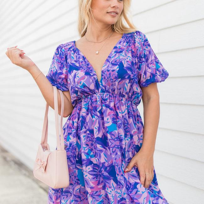 Forever Radiant Multi Printed Mini Dress FINAL SALE Product Image