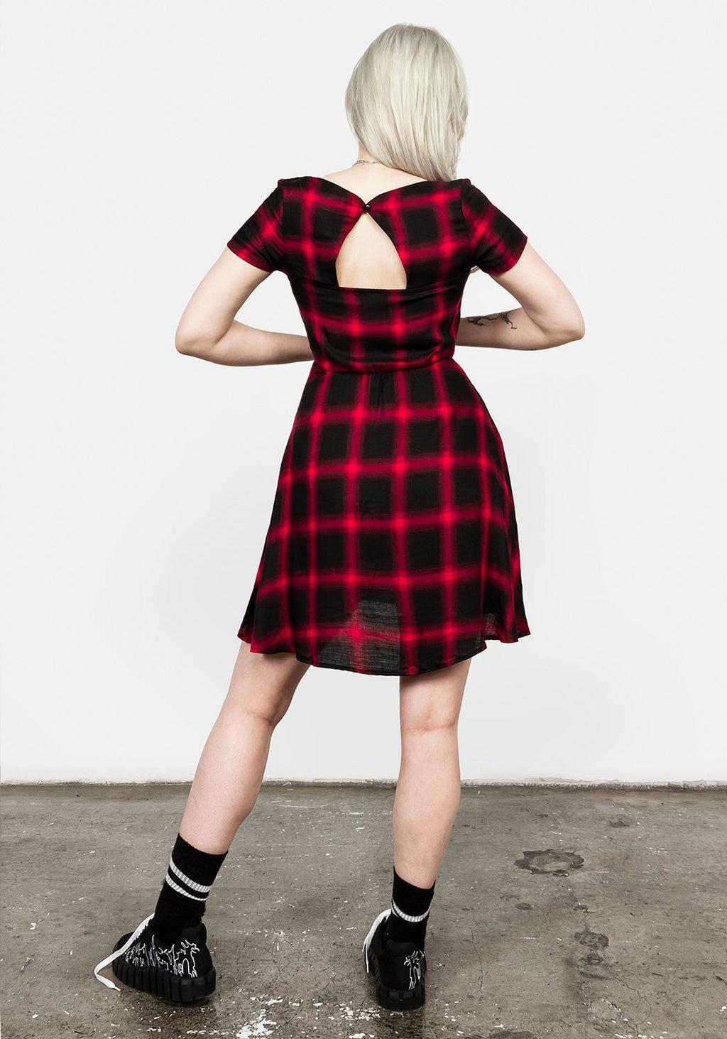 Pennyroyal Red Check Dress Product Image