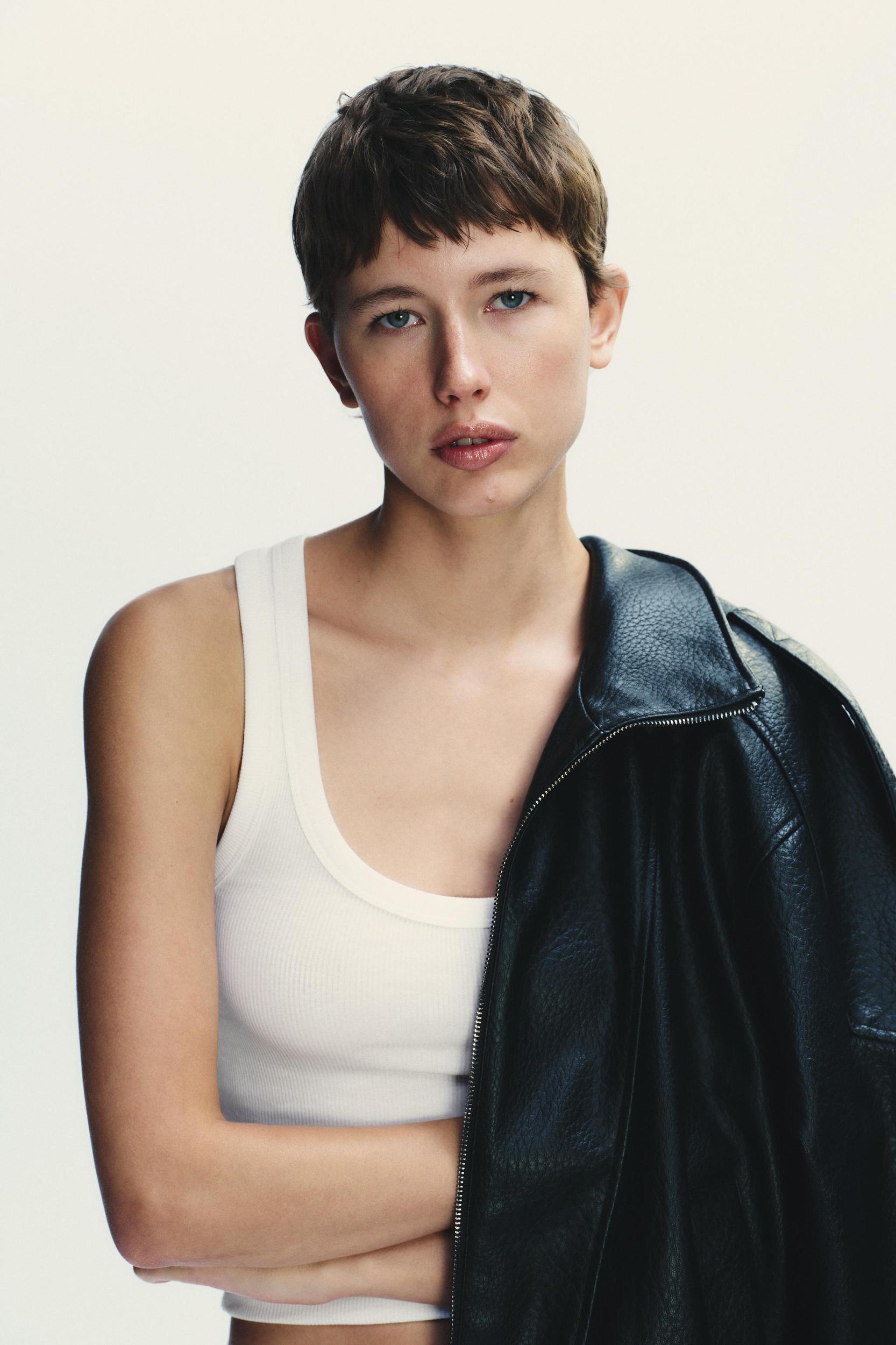 FAUX LEATHER JACKET Product Image