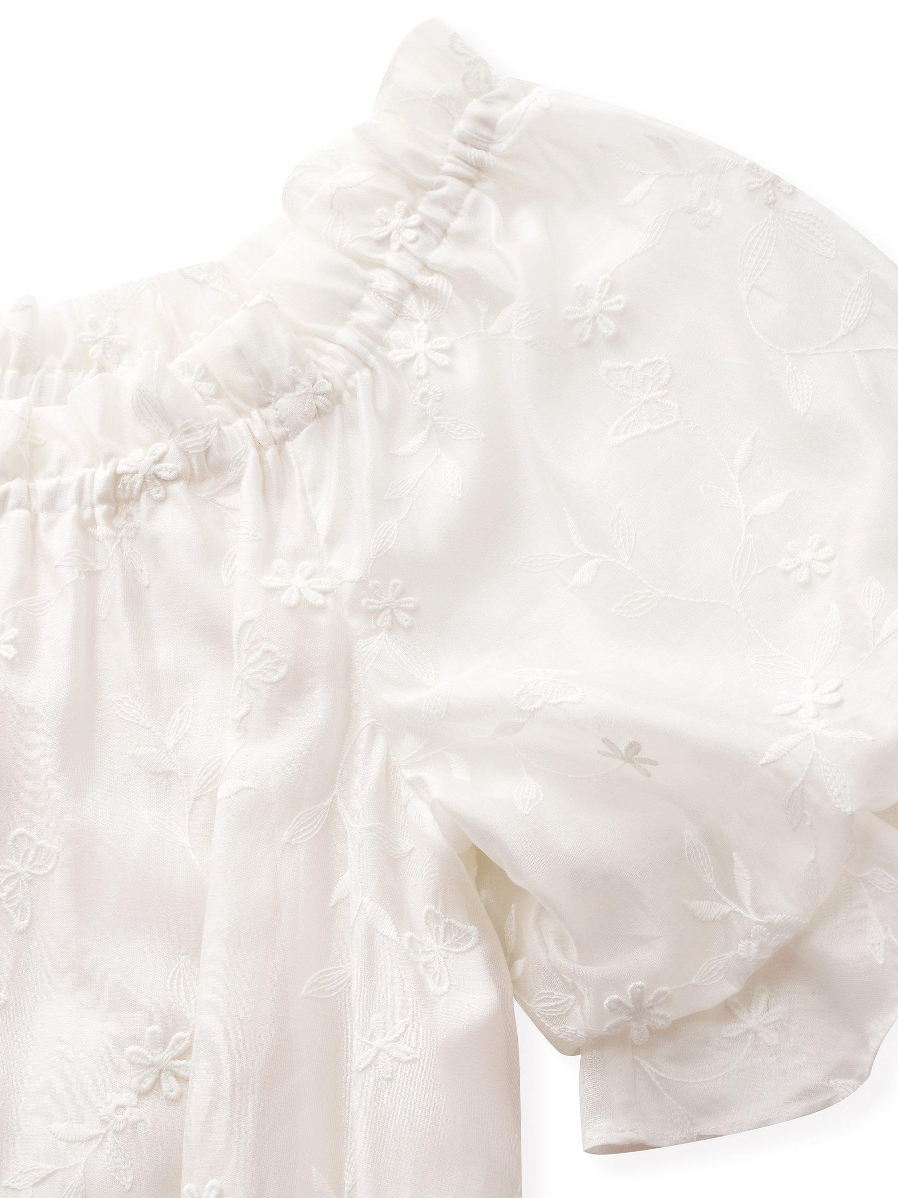 Tencel Blend Embroidered Women Maxi Dress Product Image