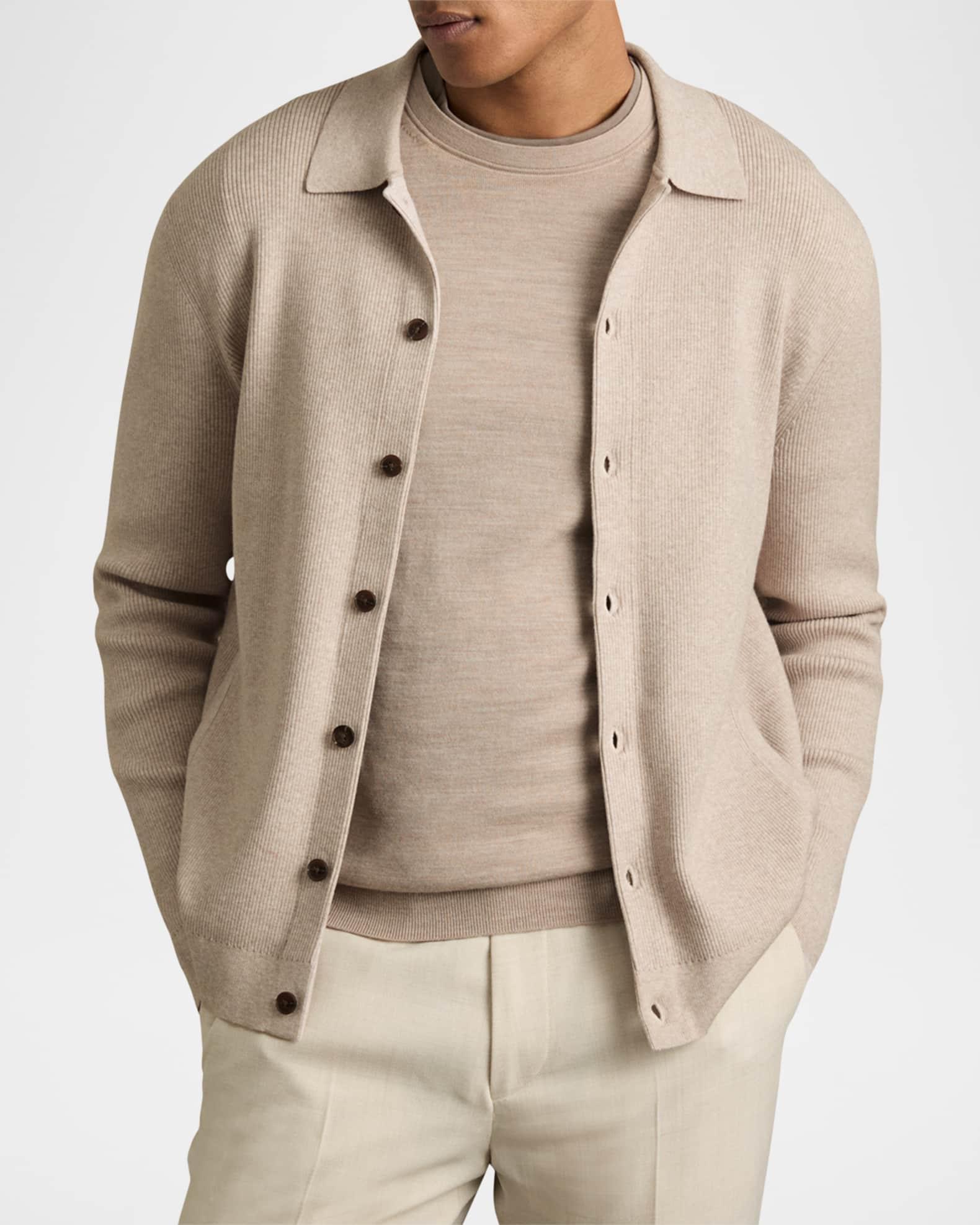 Men's Saint Ribbed Cardigan Product Image