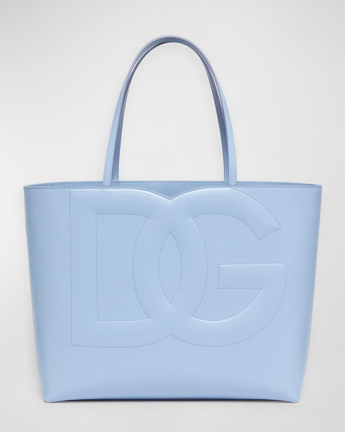 DG Logo Leather Tote Bag Product Image