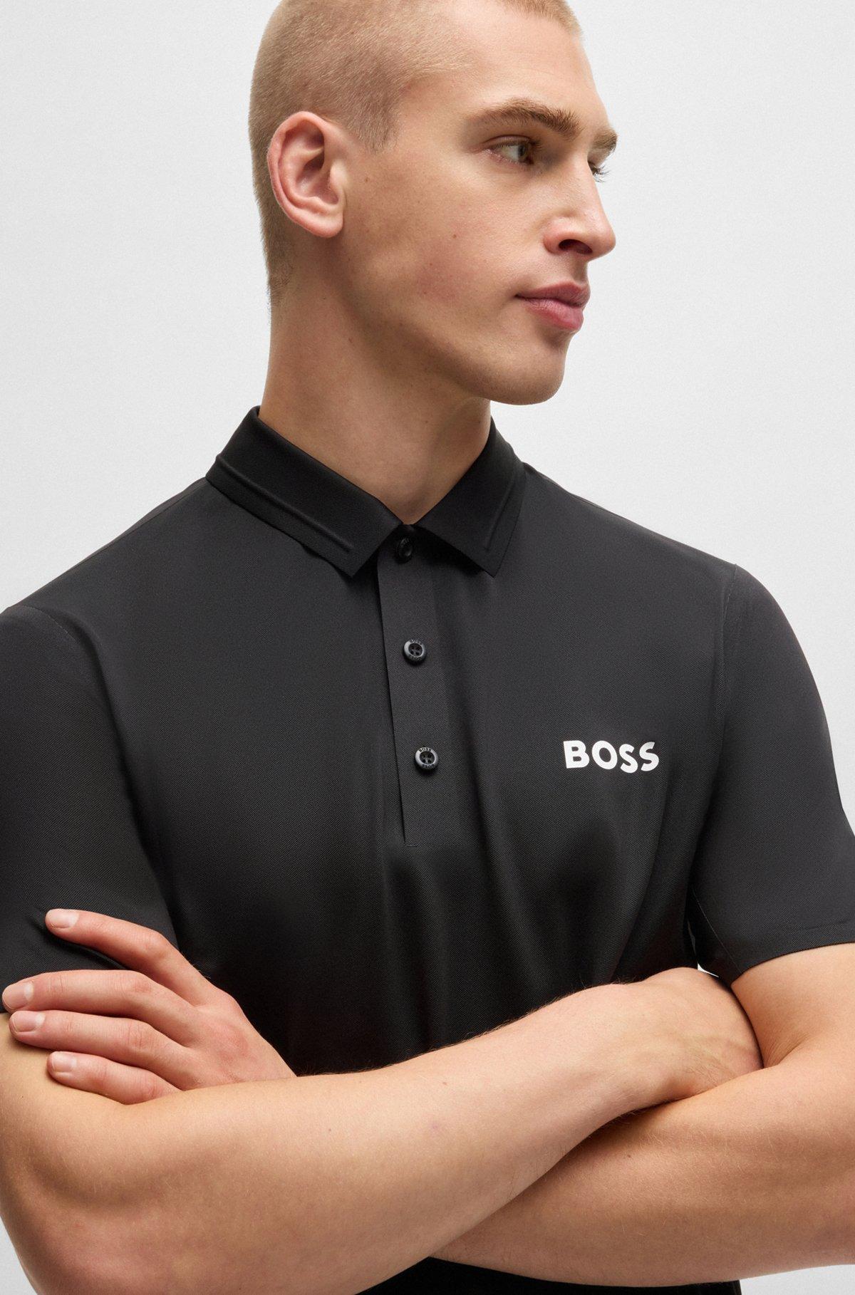 BOSS x Matteo Berrettini slim-fit polo shirt with UV protection Product Image